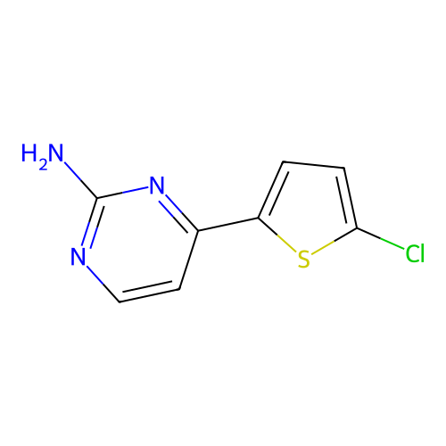 4-(5-Chloro-2-thienyl)-2-pyrimidinamine structure