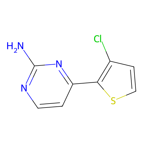 4-(3-Chloro-2-thienyl)-2-pyrimidinamine structure