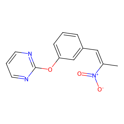 2-[3-(2-Nitroprop-1-EN-1-YL)phenoxy]pyrimidine structure