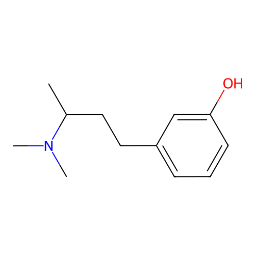 3-[3-(Dimethylamino)butyl]phenol hydrochloride structure