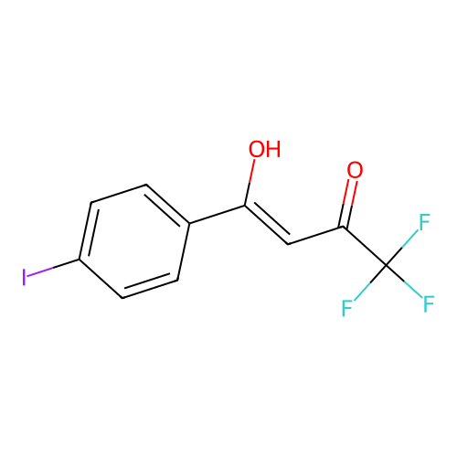 2-Buten-1-one, 4,4,4-trifluoro-3-hydroxy-1-(4-iodophenyl)- structure