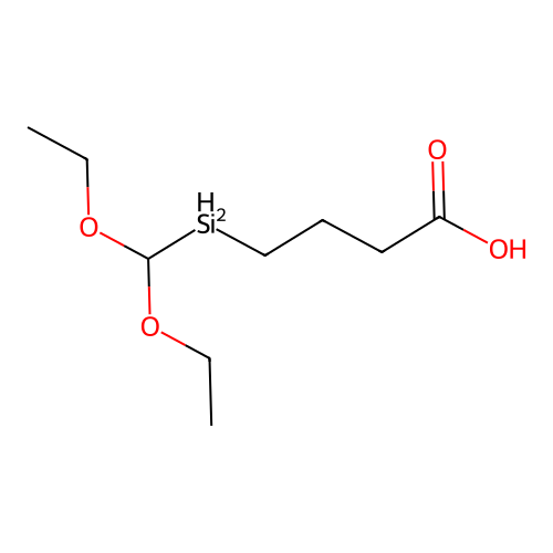 4-(Diethoxymethylsilyl)butanoic acid structure