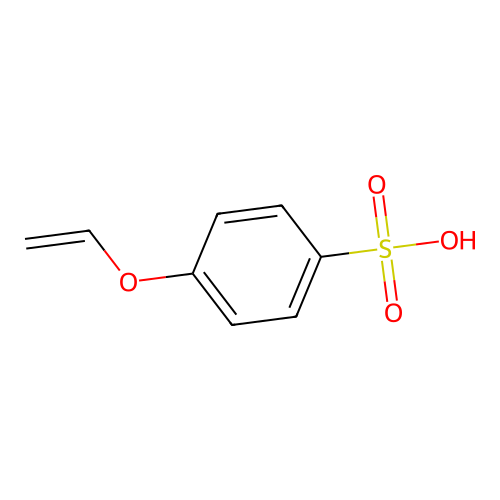 4-Vinyloxybenzenesulphonic acid structure