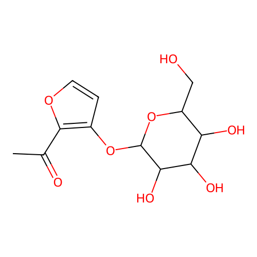 Glucosylisomaltol structure