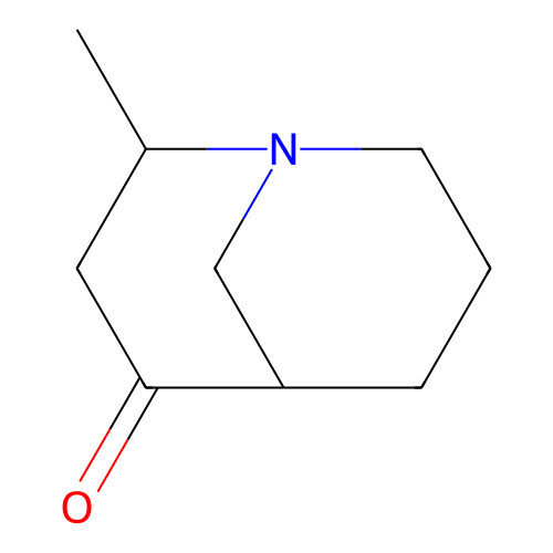 2-Methyl-1-azabicyclo[3.3.1]nonan-4-one structure