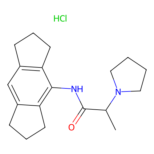 C19-H26-N2-O.Cl-H.1/2H2-O structure