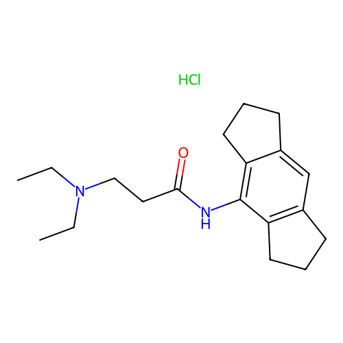 3-diethylamino-N- propanamidehydrochloride structure