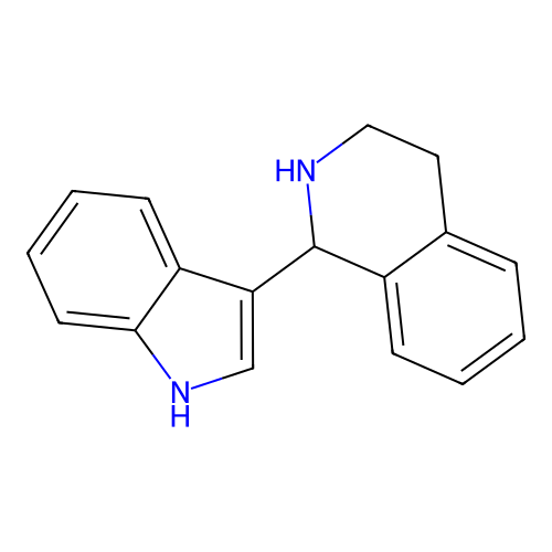 1-(1H-indol-3-yl)-1,2,3,4-tetrahydroisoquinoline structure