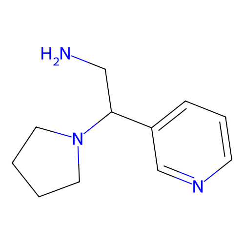 2-(3-Pyridyl)-2-pyrrolidinylethylamine structure