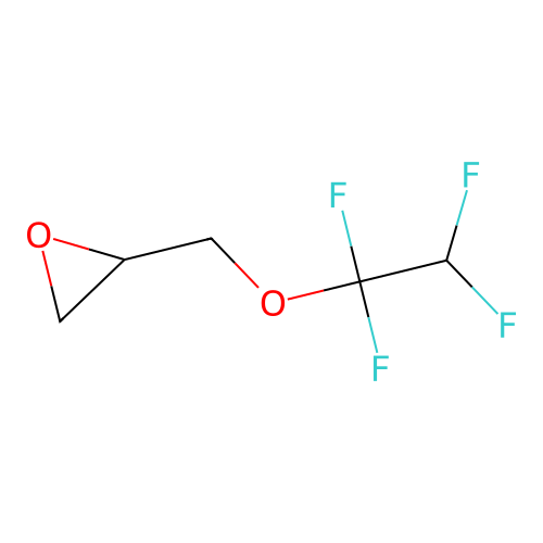 ((1,1,2,2-Tetrafluoroethoxy)methyl)oxirane structure