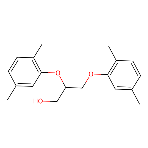 2,3-Bis(2,5-dimethylphenoxy)propan-1-ol structure