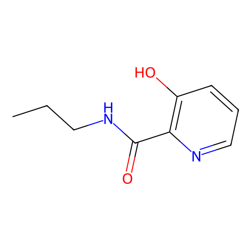 3-hydroxy-N-propylpyridine-2-carboxamide structure