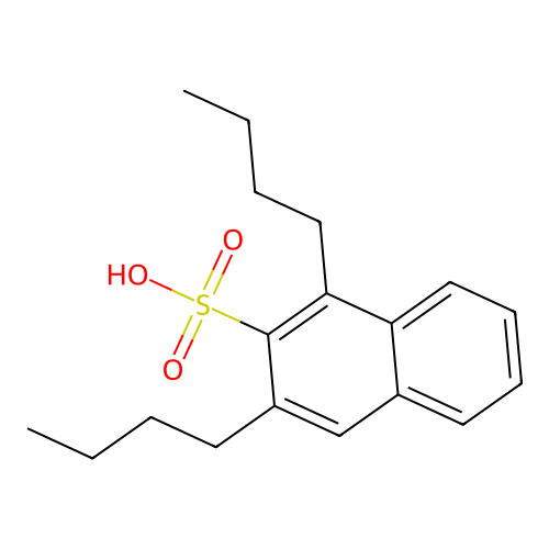 Dibutylnaphthalene-2-sulfonic acid structure