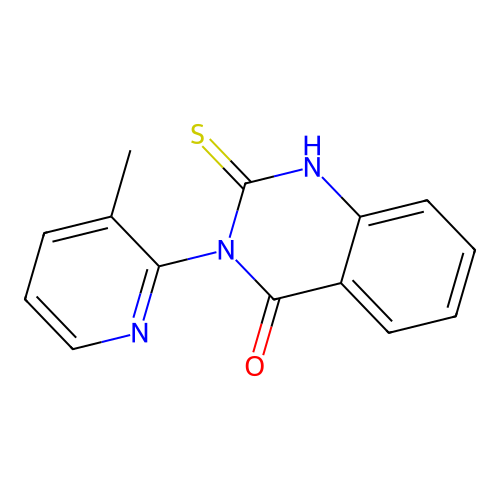 3-(3-Methylpyridin-2-yl)-2-sulfanyl-3,4-dihydroquinazolin-4-one structure