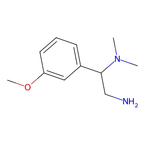 (2-Amino-1-(3-methoxyphenyl)ethyl)dimethylamine structure