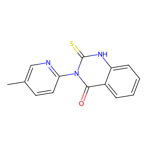 3-(5-Methylpyridin-2-yl)-2-sulfanyl-3,4-dihydroquinazolin-4-one structure