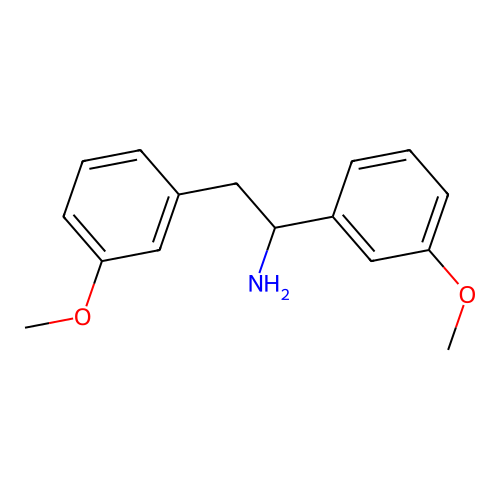 1,2-Bis(3-methoxyphenyl)ethan-1-amine structure