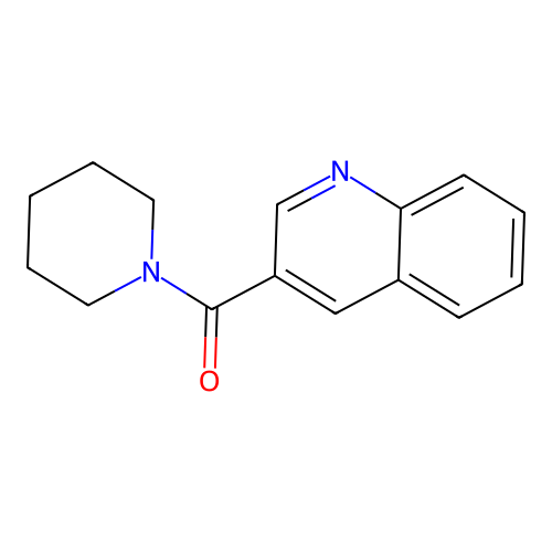 1-Piperidinyl-3-quinolinylmethanone structure