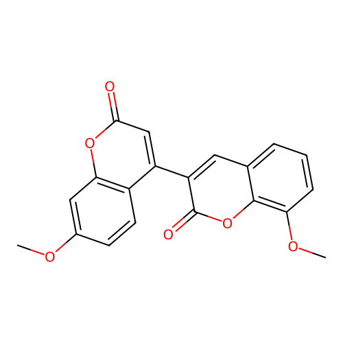 7',8-dimethoxy-2H,2'H-[3,4'-bichromene]-2,2'-dione structure