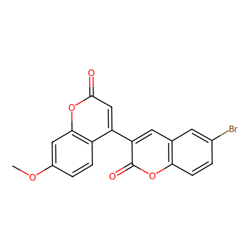 4-(6-Bromo-2-oxochromen-3-yl)-7-methoxychromen-2-one structure