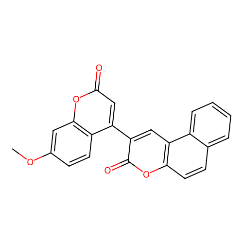 2-(7-Methoxy-2-oxochromen-4-yl)benzo[f]chromen-3-one structure