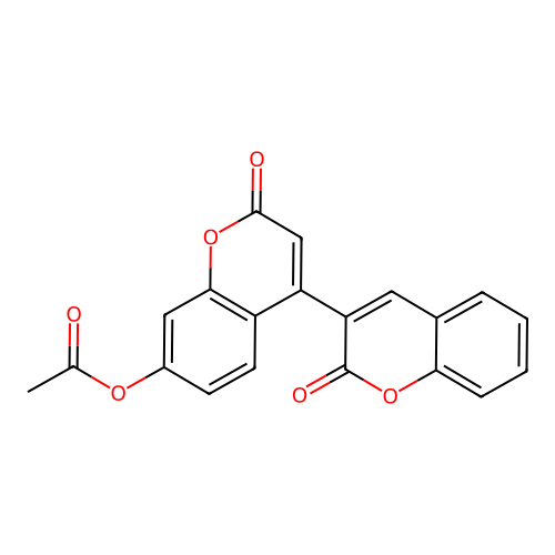 2-Oxo-4-(2-oxochromen-3-yl)chromen-7-yl acetate structure