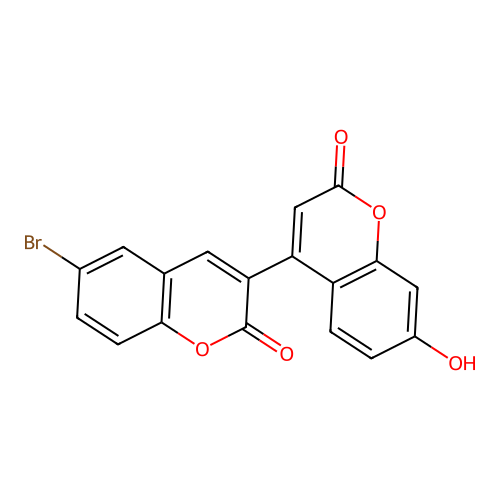 4-(6-Bromo-2-oxochromen-3-yl)-7-hydroxychromen-2-one structure