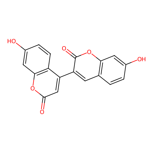 7-Hydroxy-4-(7-hydroxy-2-oxochromen-3-yl)chromen-2-one structure