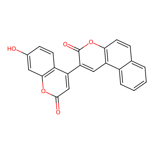 2-(7-Hydroxy-2-oxochromen-4-yl)benzo[f]chromen-3-one structure