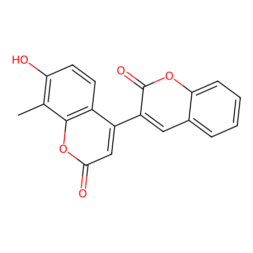 7-Hydroxy-8-methyl-4-(2-oxochromen-3-yl)chromen-2-one structure
