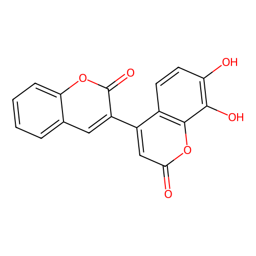 7,8-Dihydroxy-4-(2-oxochromen-3-yl)chromen-2-one structure
