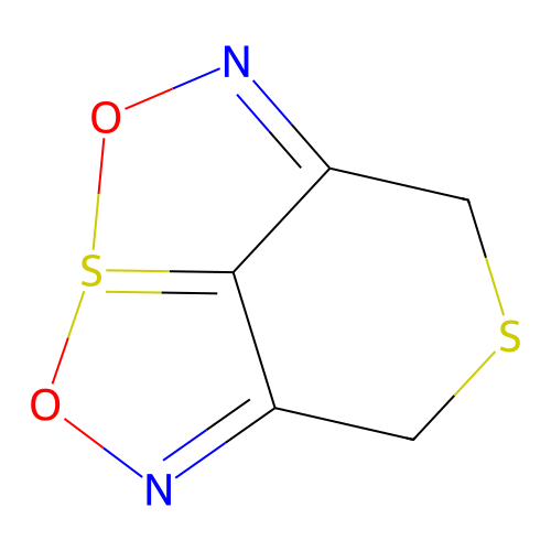 1,7-dioxa-2,6-diaza-4,7a-dithia-3H,5H-benzo(cd)pentalene structure