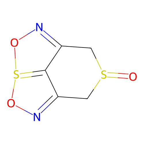 1,7-(dioxa)-2,6-diaza-4,7a-dithia-3H,5H-benzo(cd)pentalene-4-oxide structure