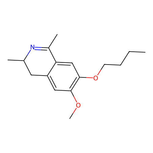 7-Butoxy-6-methoxy-1,3-dimethyl-3,4-dihydroisoquinoline structure
