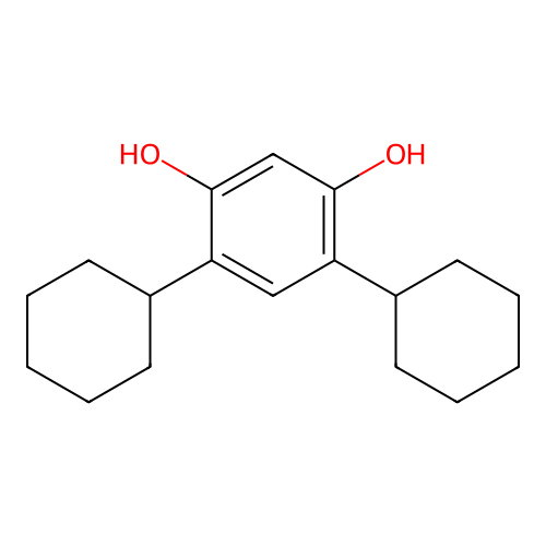 4,6-Dicyclohexylresorcinol structure