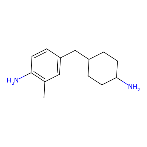 4-((4-Aminocyclohexyl)methyl)-o-toluidine structure