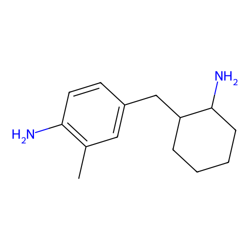 4-((2-Aminocyclohexyl)methyl)-o-toluidine structure
