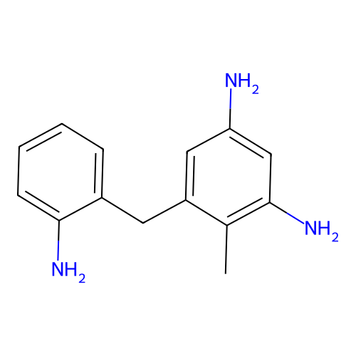 5-((2-Aminophenyl)methyl)-4-methylbenzene-1,3-diamine structure
