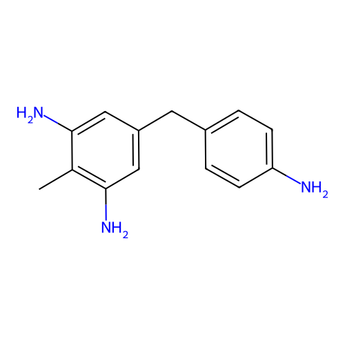 5-[(4-Aminophenyl)methyl]-2-methylbenzene-1,3-diamine structure