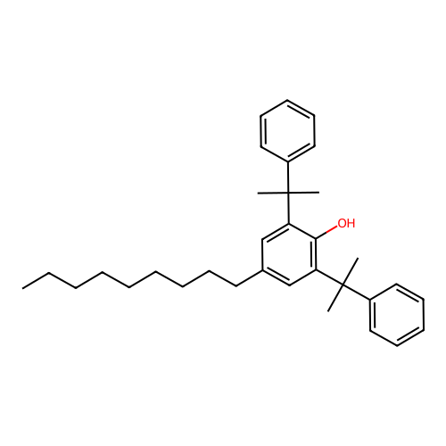 2,6-Bis(1-methyl-1-phenylethyl)-4-nonylphenol structure
