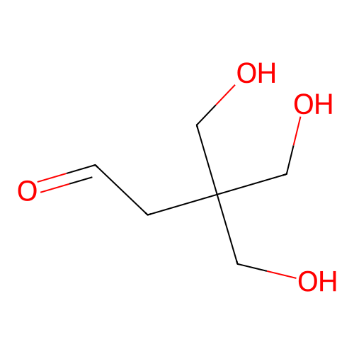 4-Hydroxy-3,3-bis(hydroxymethyl)butyraldehyde structure