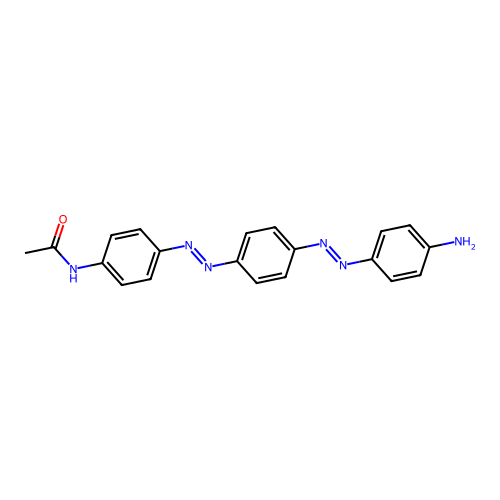 Acetamide, N-[4-[2-[4-[2-(4-aminophenyl)diazenyl]phenyl]diazenyl]phenyl]- structure