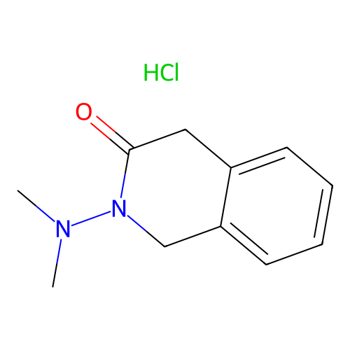 3(2H)-Isoquinolinone, 1,4-dihydro-2-(dimethylamino)-, monohydrochloride structure