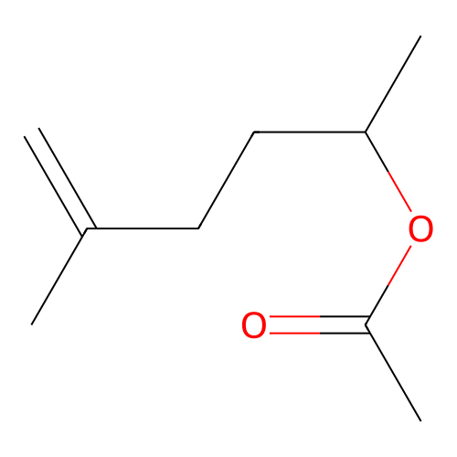乙酸-1,4-二甲基戊-4-烯酯 structure