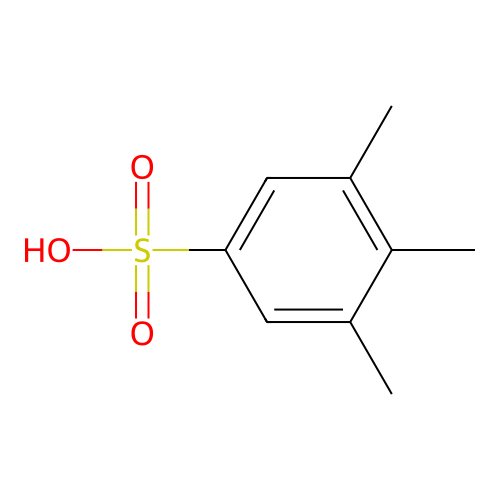 3,4,5-Trimethylbenzenesulfonic acid structure