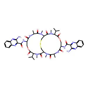 Bis(3-amino)triostin A structure