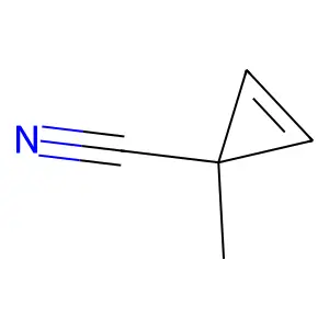 Cyclopropene-3-carbonitrile, 1-methyl- structure