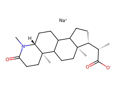 4-Methyl-4-aza-3-oxopregnane-20-carboxylate structure