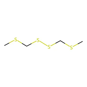 Disulfide, bis((methylthio)methyl) structure
