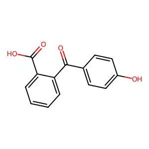 2-(4-Hydroxybenzoyl)benzoic acid structure
